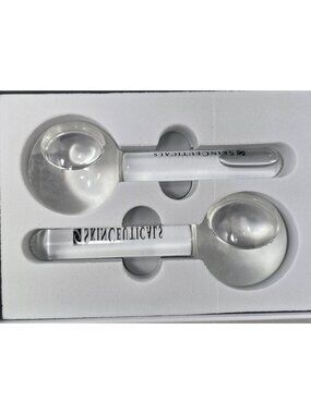 Skinceuticals Cooling Facial Globes For Massage & Skincare Therapy Clear Glass